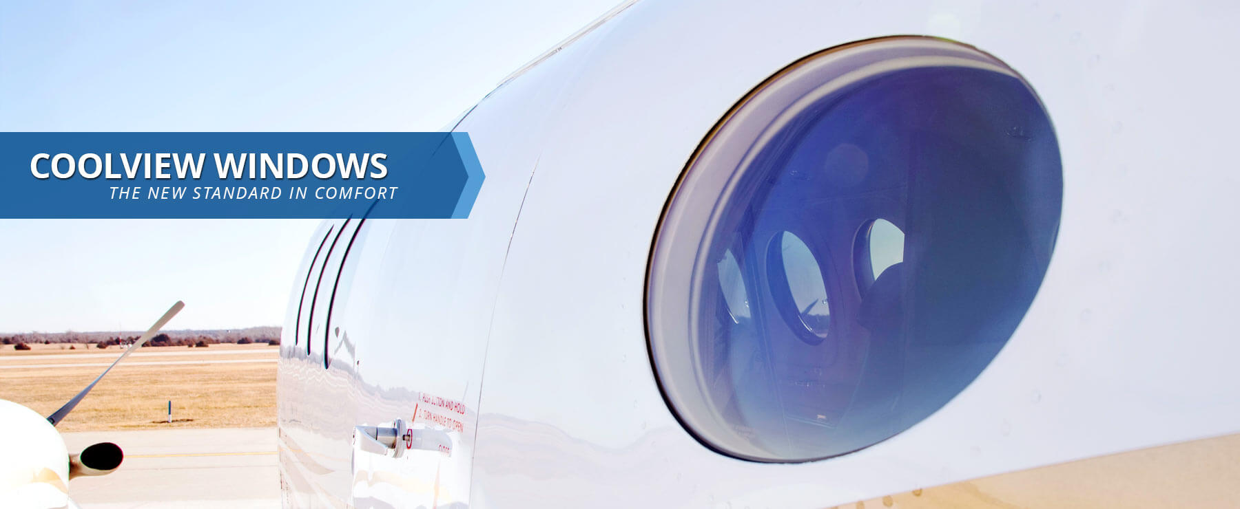 CoolView aircraft windows