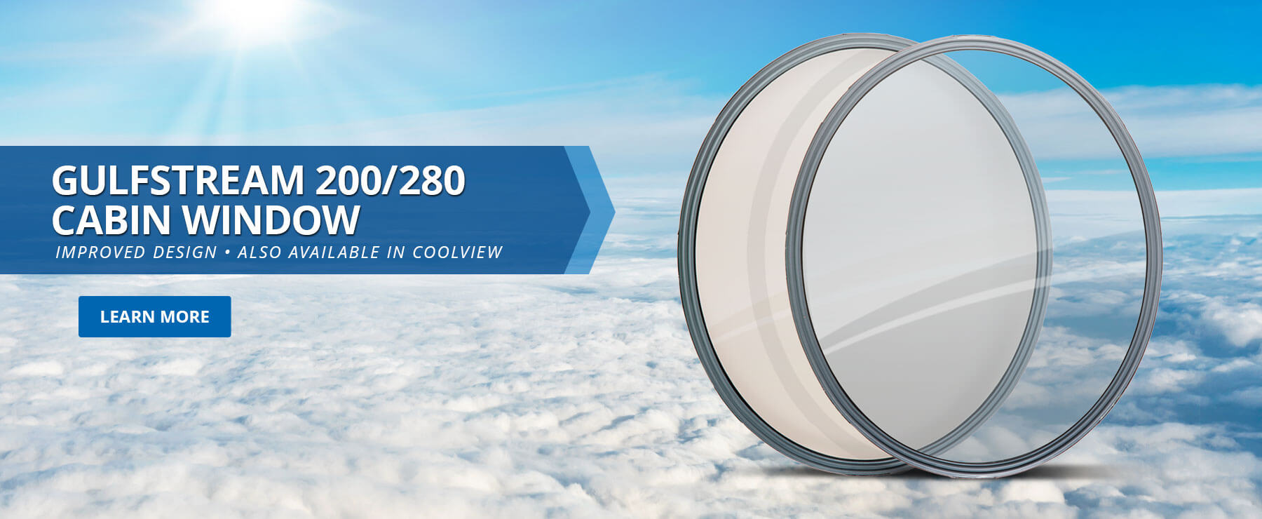 Gulfstream 200/280 cabin windows